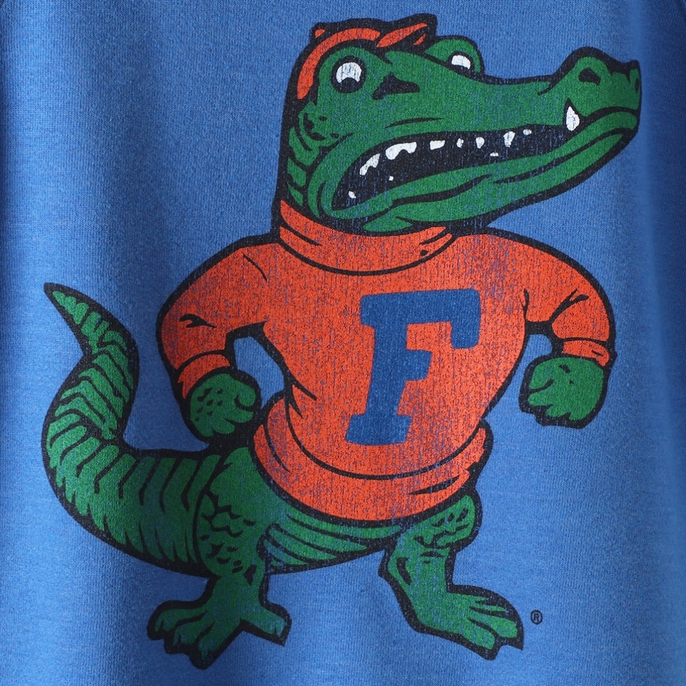 Unisex Vintage University of Florida Sweatshirt Graphic Raglan Unisex Fashion